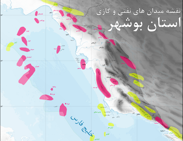 نقشه میدان نفتی