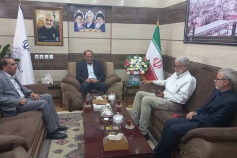 دیدار فرمانده یگان حفاظت وزارت نفت با فرماندار عسلویه درباره امنیت تاسیسات انرژی