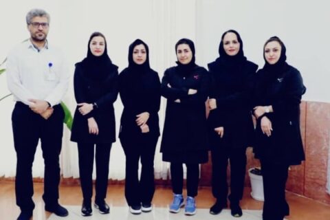تیم بانوان پتروشیمی جم در مسابقات شطرنج پتروشیمی پارس