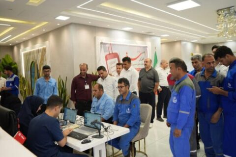 پویش نذر سرخ در پتروشیمی پردیس با مشارکت کارکنان برای اهدای خون