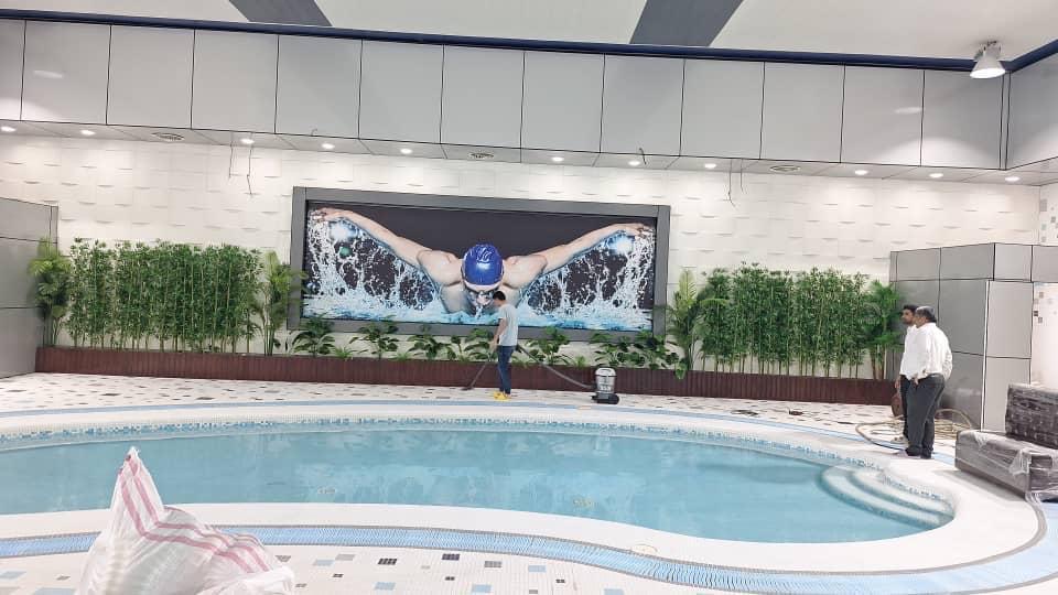 پازارگاد، استخر شهرک پردیس جم را پس از ۱۵ سال نوسازی کرد